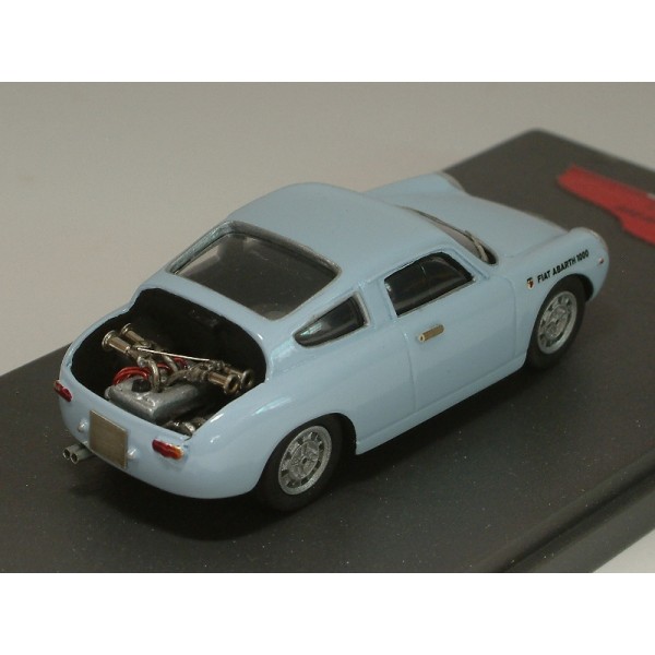 Fiat Abarth 1000 bialbero 1961 stradale celeste con motore - Standard Built 1:43 